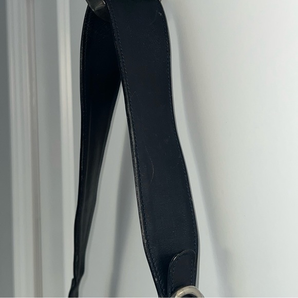 Authentic Gucci Micro GG Monogram Vintage gray navy blue shoulder bag - Picture 9 of 17